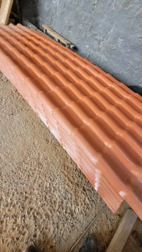 Telha PVC cor Terracota - Madeira Fácil