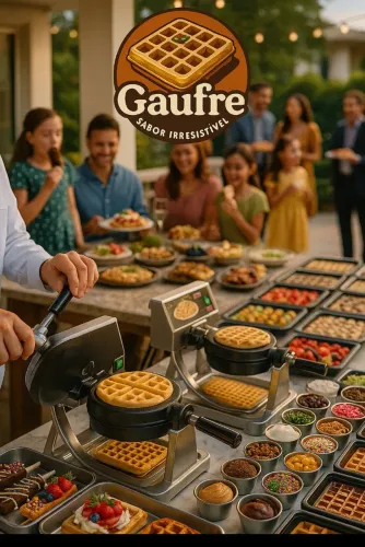 Waffle Máquina Pro ALUGUEL