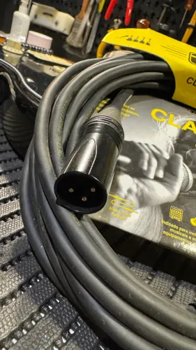 Cabo P10 x XLR canon macho 6 metros MAC