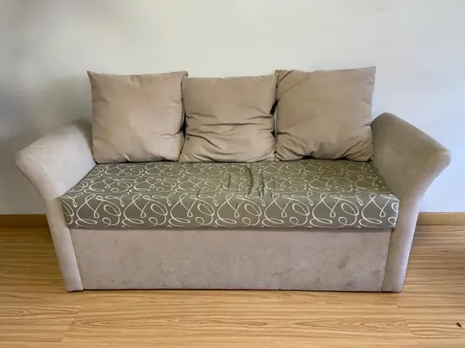 Sofá baú sem encosto, para 3 lugares