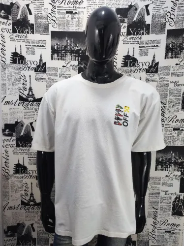 Camiseta Nike Off White The Nike Tee Tam 4xg Cód 4346 Usado/Original