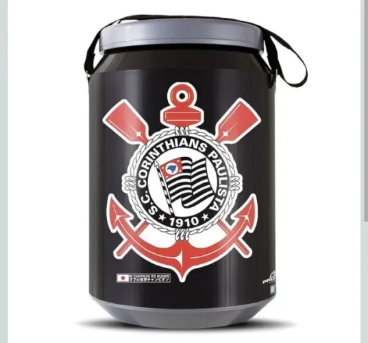 Cooler térmico Corinthians Bi campeão do Mundo USADO 