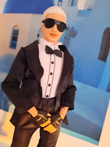 Boneco Fashion Karl Lagerfeld custom