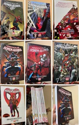 O espetacular homem aranha 1 ao 7 incluindo o aranhaverso