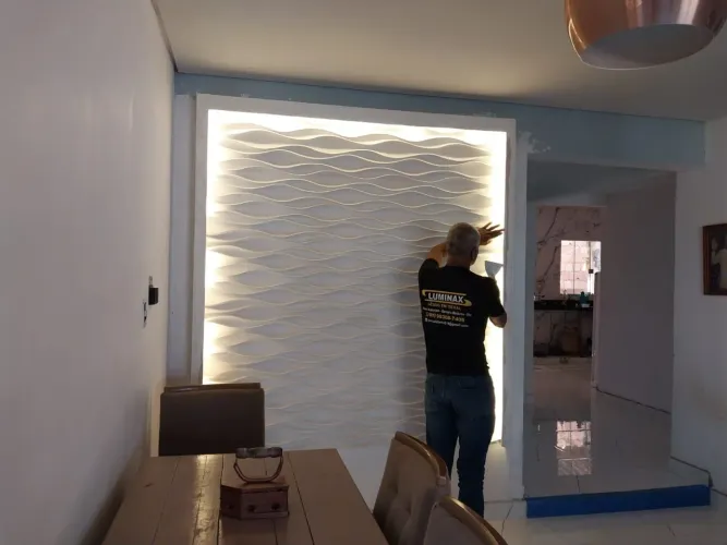 Gesso acartonado,sancas e 3D , gesso cola!