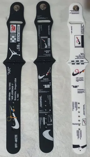 Pulseira Apple Watch Off-White Air Jordan 42 a 49mm