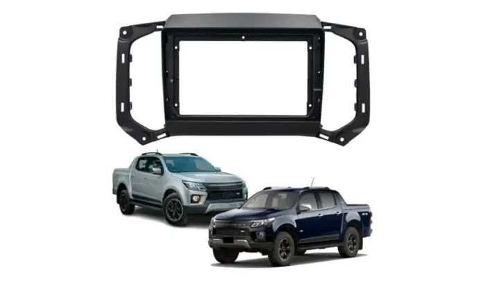 Moldura de Som Tela Painel Multimídia 2Din 9'' Polegadas S10 / Trailblazer 2017 - 2024