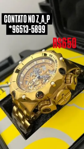 Relógio INVICTA HYBRID SKELETON MULTIFUNCIONAL