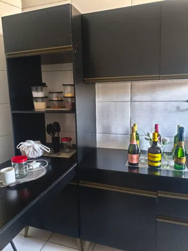 Móvel de Cozinha Preto Moderno