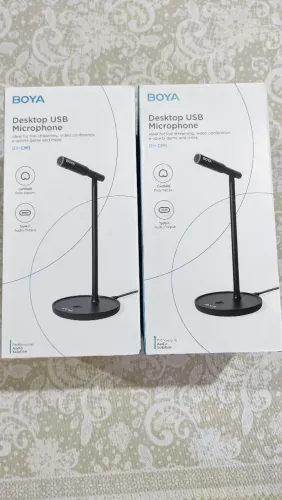 Microfone USB Desktop Boya BY-CM1 - Novo