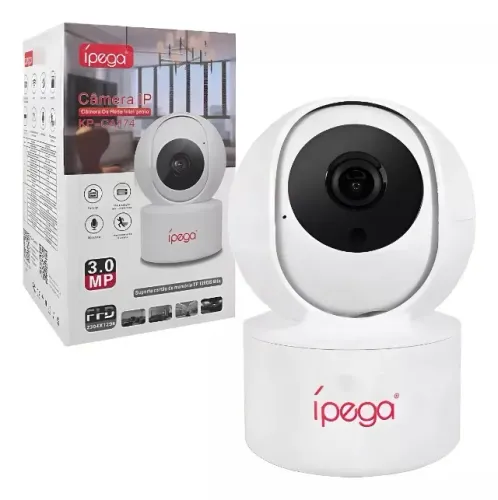 Câmera IP Wifi Auto Tracking ípega KP-CA174, HD 1080P, Onvif, Microfone