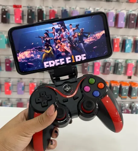 Controle de Jogos Bluetooth KTS - Compatível com Celular, PC, PS3 e TV ?