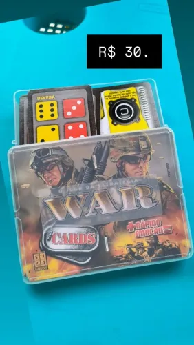Jogo da estratégia Wars Cards