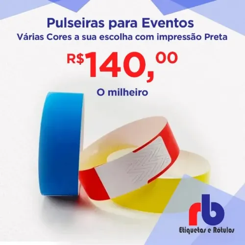 PULSEIRAS COLORIDAS PERSONALIZADAS