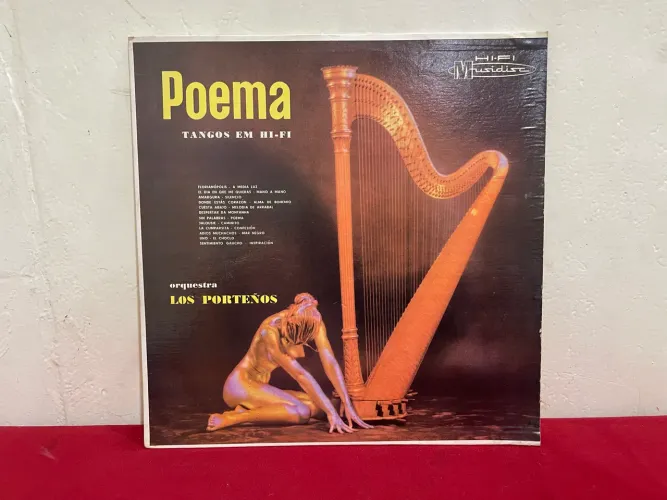 Disco de Vinil Poema Tangos em Hi-Fi Orquestra Los Porteños
