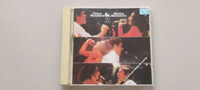 Cd Chico Buarque e Maria Bethânia ao vivo 
