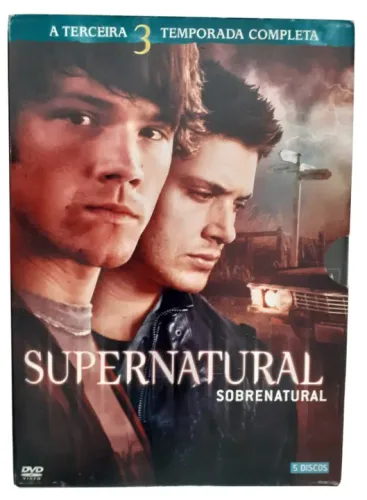 Box DVD Supernatural 3ª Temporada (5 discos)