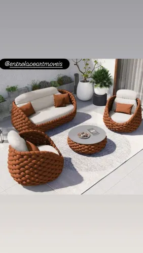 Conjunto BBB tricô náutico