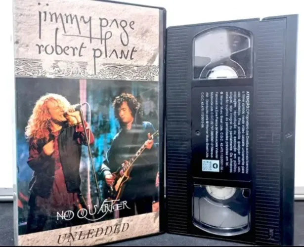 VHS Jimmy Page Robert Plant No Quarter Unledded