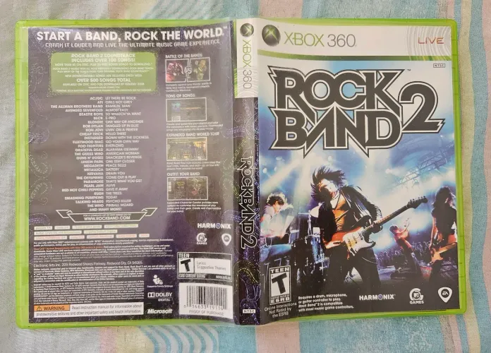 Rock Band 2 Xbox 360 - Completo e Original