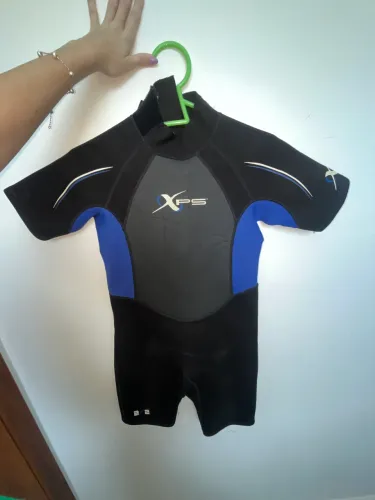 Short John infantil masculina, roupa de surf