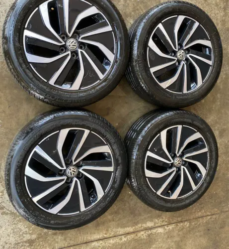 Rodas aro 16 polo virtus golf+ pneus 195/55r16 