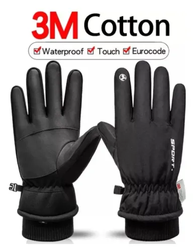 Luvas de Inverno Impermeáveis 3M Cotton - Tamanho Único
