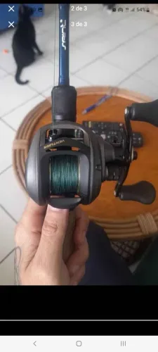 Vara stp e carretilha Marina sports vt10 ambas novas