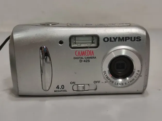 *LEIA* Câmera Digital Olympus D-425 4 Mpx Funciona Ok 4zh Cinza (Usado)