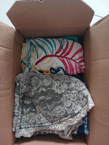 Caixa surpresa roupas femininas