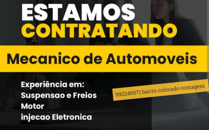 Vaga para mecânico