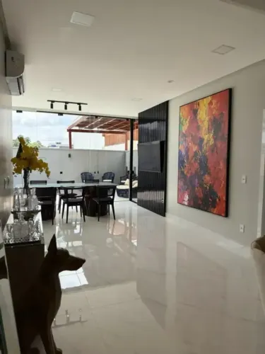 MORADA DOS PASSAROS. CASA MOBILIADA COM 4 SUITESS, SALA PARA 2 AMBIENTES 4 VAGAS E PISCINA