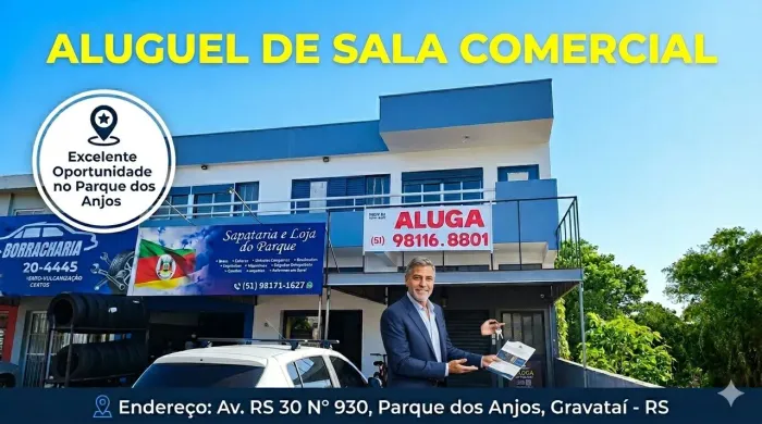 Aluguel Sala Comercial RS 30