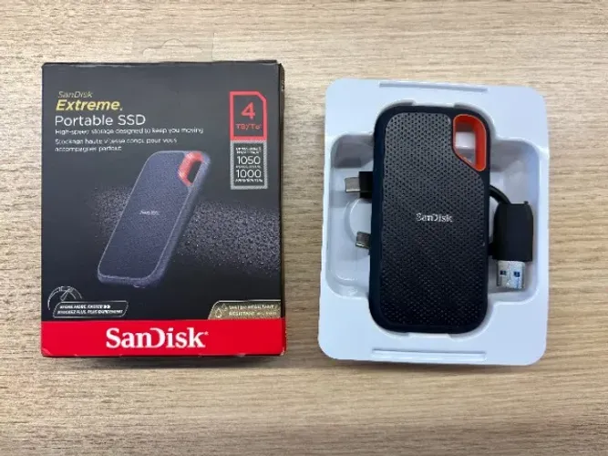 SSD Externo SanDisk Extreme Portable 4TB - Alta Velocidade