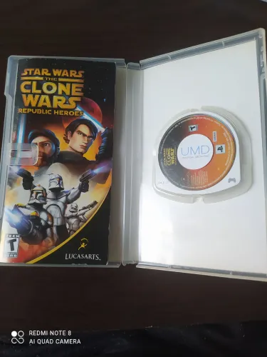 Star Wars the clone Wars republic heroes PSP com manual