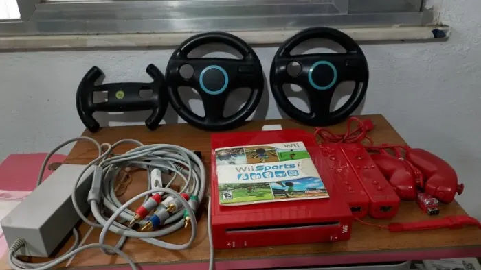 nintendo wii vermelho desbloqueado