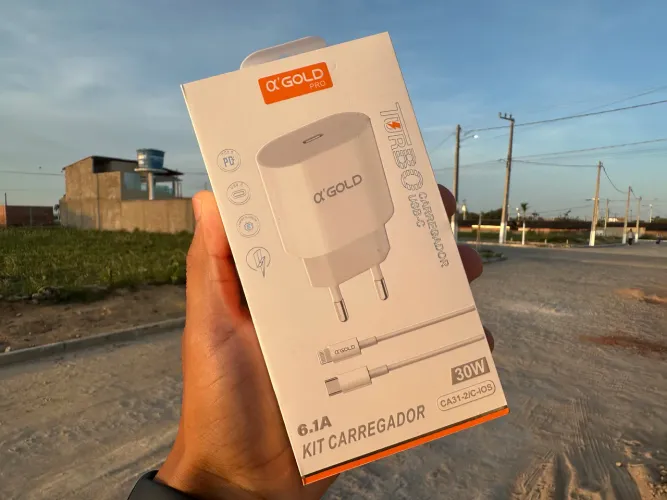 Carregador H?MASTON iPhone TURBO 30W!! LACRADO!! PROMOÇÃO!!