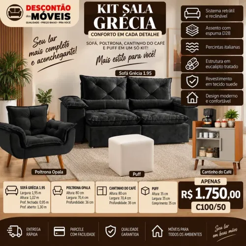 Sofa retrátil RECLINAVEL