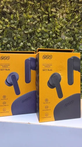 Fone Bluetooth QCY Buds Original Driver 10mm Bluetooth 5.4 Até 35h de Bateria