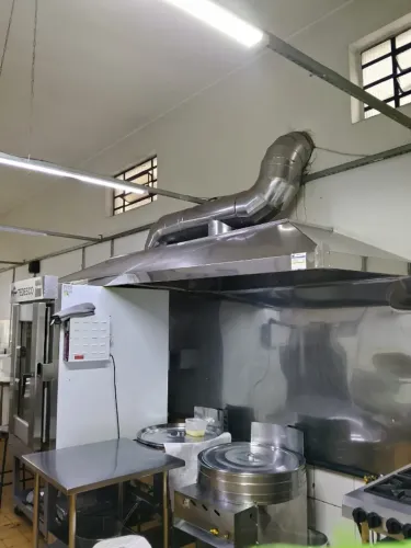 Coifa Inox 3400x1000mm Exaustor Alta Rotação 500 - 220v