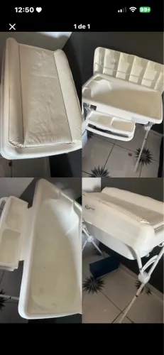 Banheira com trocador usado 