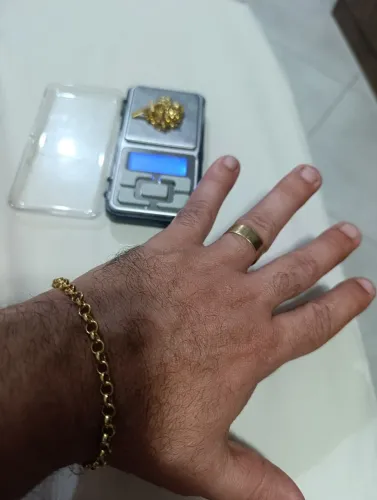 Pulseira unissex em ouro 18k