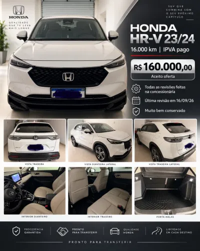 Honda HR-V Touring 1.5 TB 16V 5P Aut. 2024