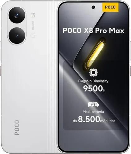 Smartphone Xiaomi POCO X8 Pro MAX 5G 12+256GB RAM Tela AMOLED 120Hz Bateria