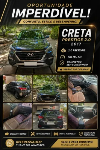Hyundai Creta Prestige 2.0 16V Flex Aut. 2017