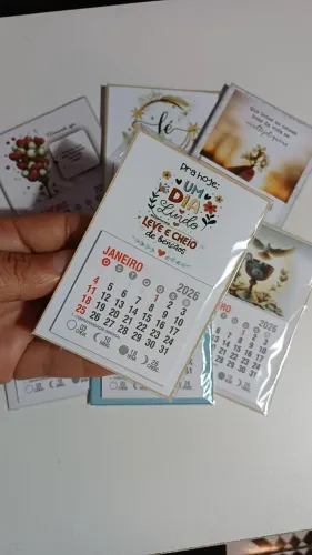 Mini Calendário personalizado 