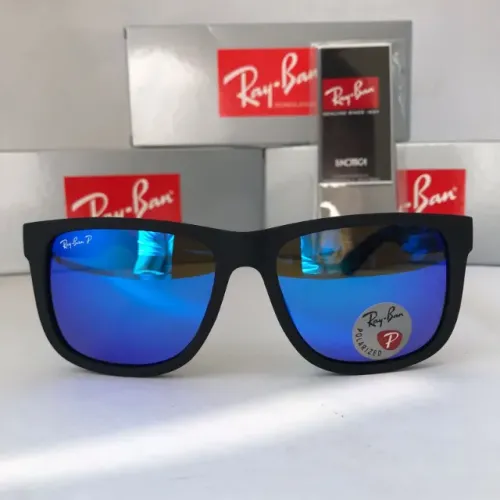óculos ray ban de sol justin blue lentes polarizada