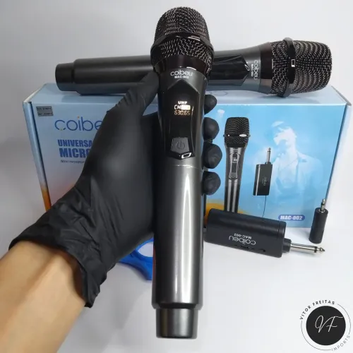 Kit Microfones Sem Fio Coibeu | Entrega Grátis em VCA 