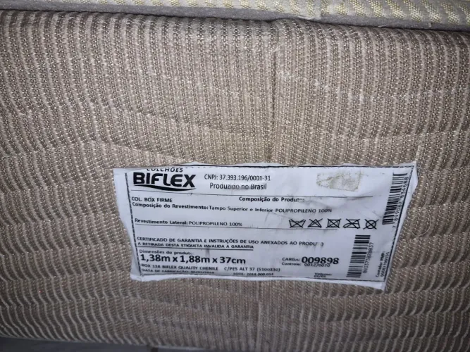 Cama box casal BIFLEX