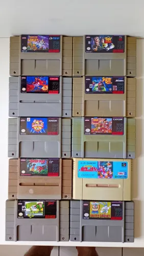 01 Cartucho para SNES (Ação e Aventura)